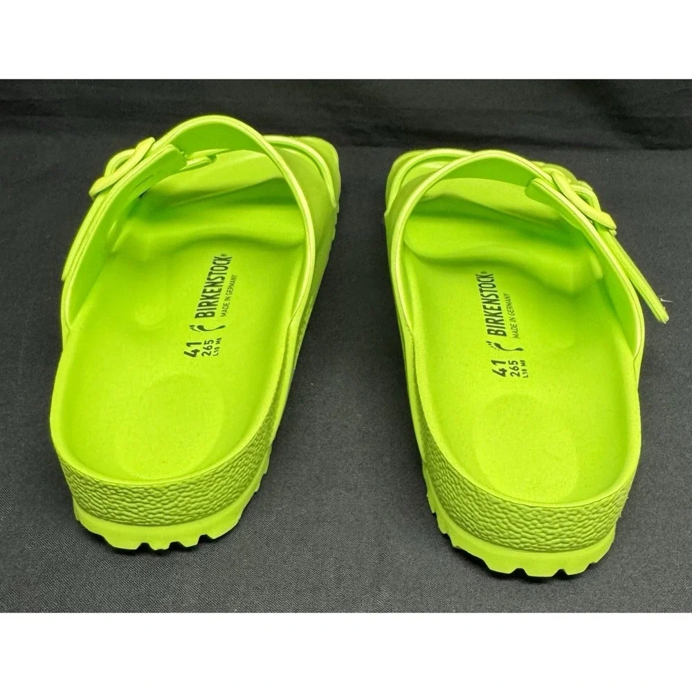 Birkenstock Arizona EVA Active Lime Women Size 10/Men 8 EU 41 Nearly New - Picture 4 of 10